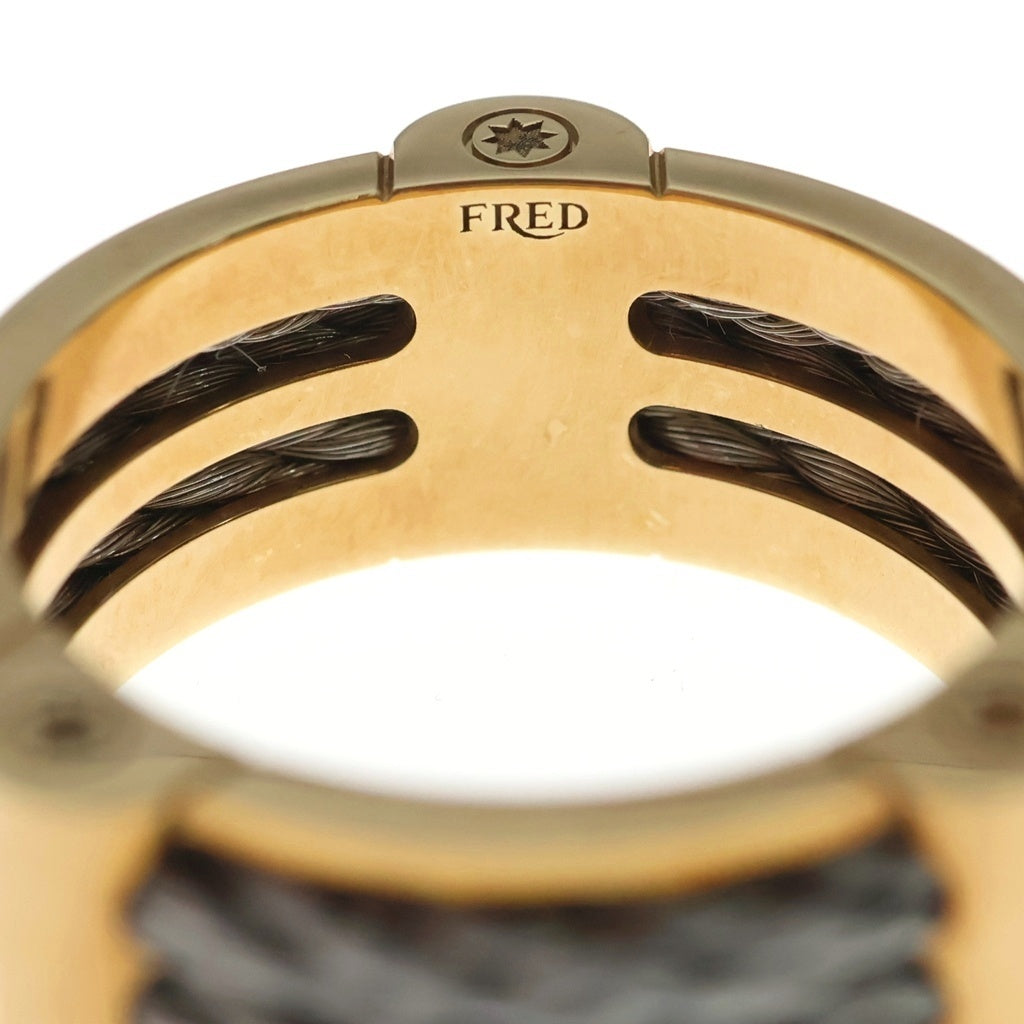 FRED(フレッド) フォース10 ウインチリング ラージモデル イエローゴールド ステンレススチール Au750YG×SS 指輪