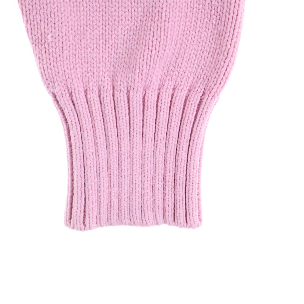 N21 numero ventuno(ヌメロ ヴェントゥーノ) Candy Embroidery Knit キャンディー 刺繍長袖ニット クルーネック コットン ナイロン ピンク P21EN2M レディース