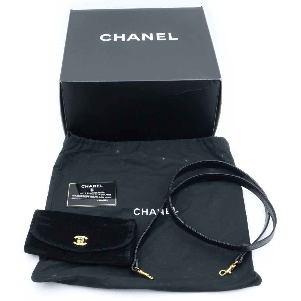 CHANEL(シャネル) ココマーク 2way バニティバッグ ハンドバッグ ブラック キャビアスキン レディース