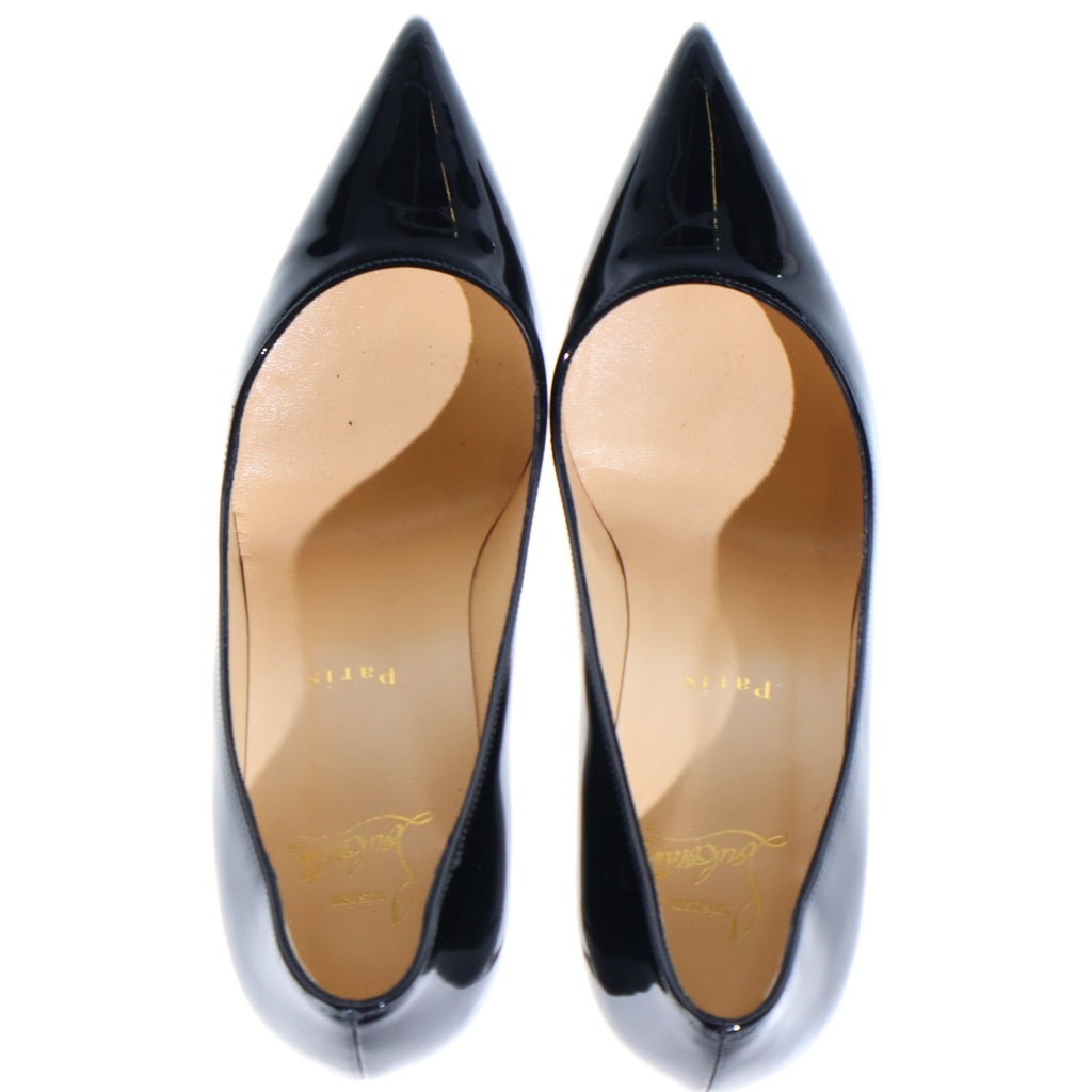 CHRISTIAN LOUBOUTIN(クリスチャンルブタン) Kate Pumps ケイト ポインテッドトゥ パテントレザーパンプス シューズ ピンヒール ブラック 3191416 レディース