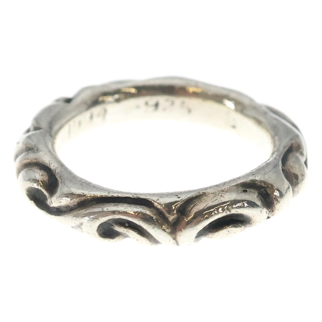 CHROME HEARTS(クロムハーツ) SCRL BAND スクロールバンド リング シルバー BCA351