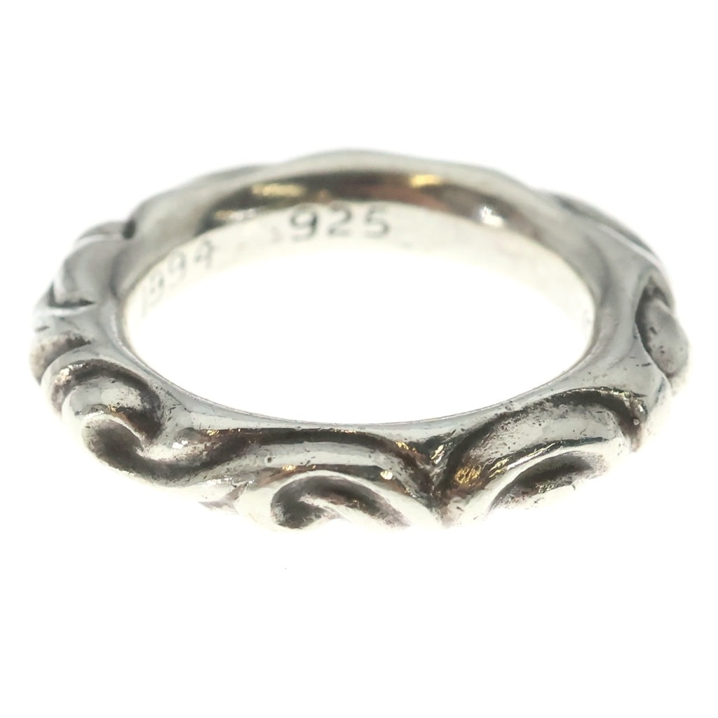 CHROME HEARTS(クロムハーツ) SCRL BAND スクロールバンド リング シルバー BCA351