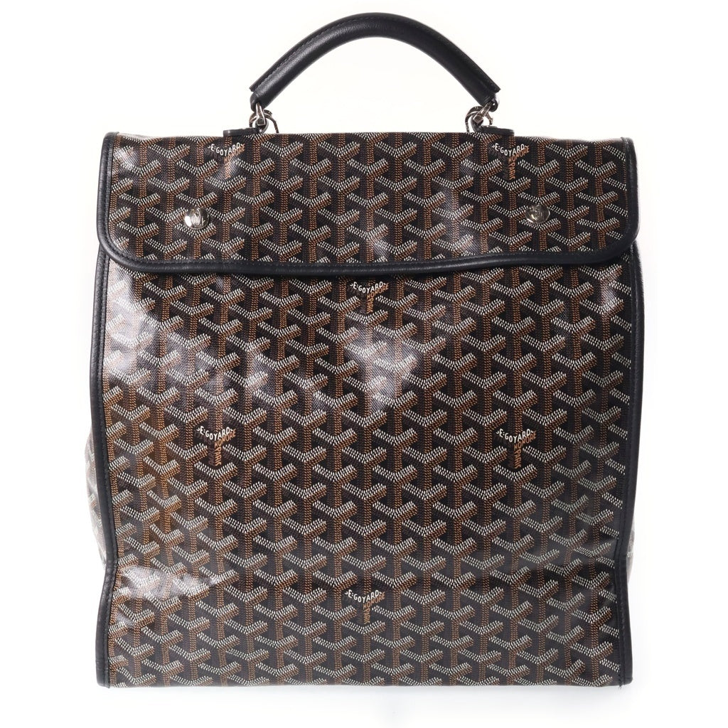 GOYARD(ゴヤール) サンレジェ バックパック リュック PVC レザー ブラック/ブラウン レディース