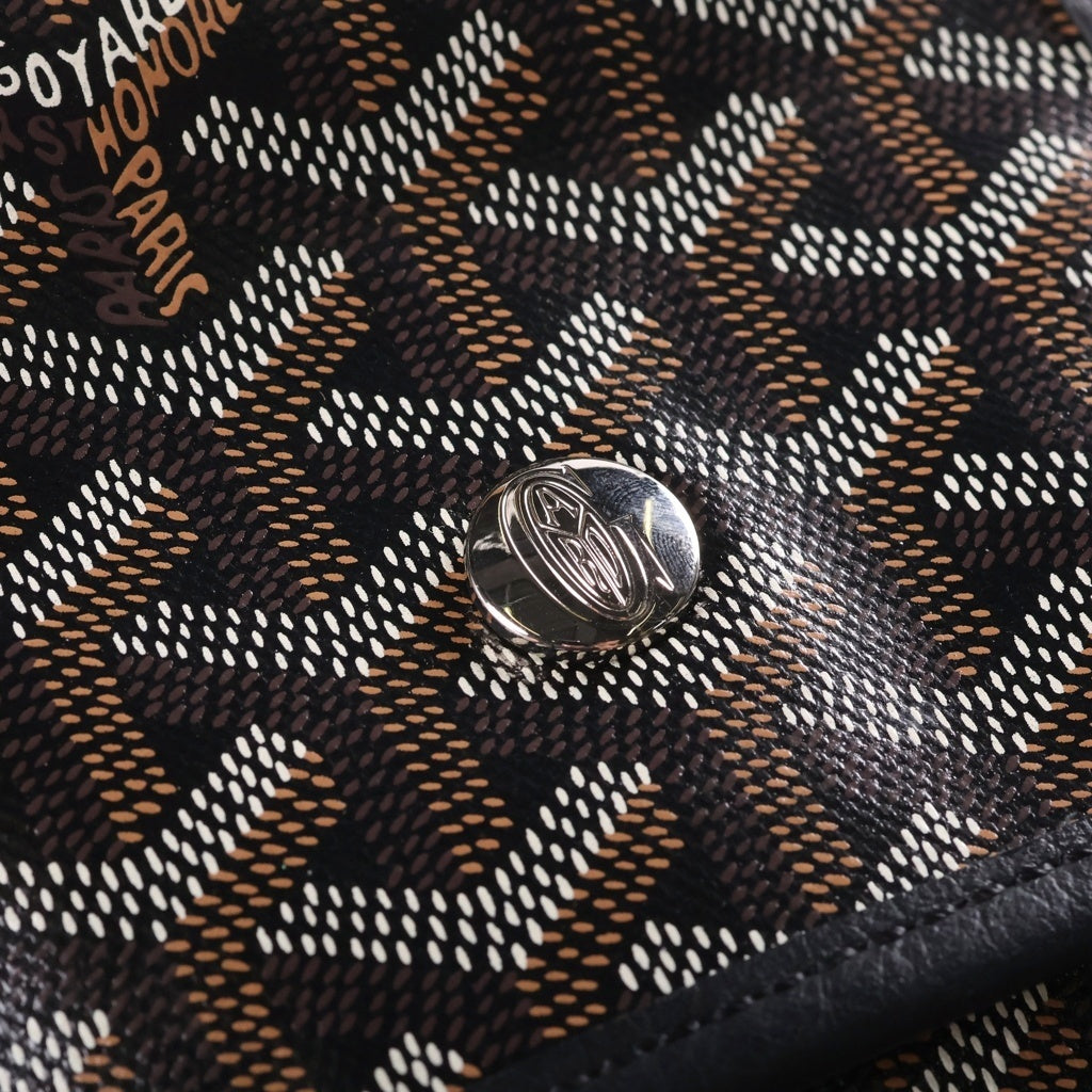 GOYARD(ゴヤール) サンレジェ バックパック リュック PVC レザー ブラック/ブラウン レディース