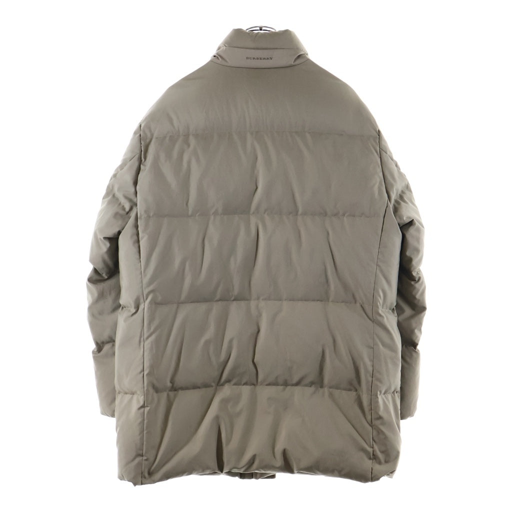 BURBERRY(バーバリー) Down Jacket ダウンジャケット コート ジップアップ 比翼 ポリエステル ナイロン グレー BBN12-710-47