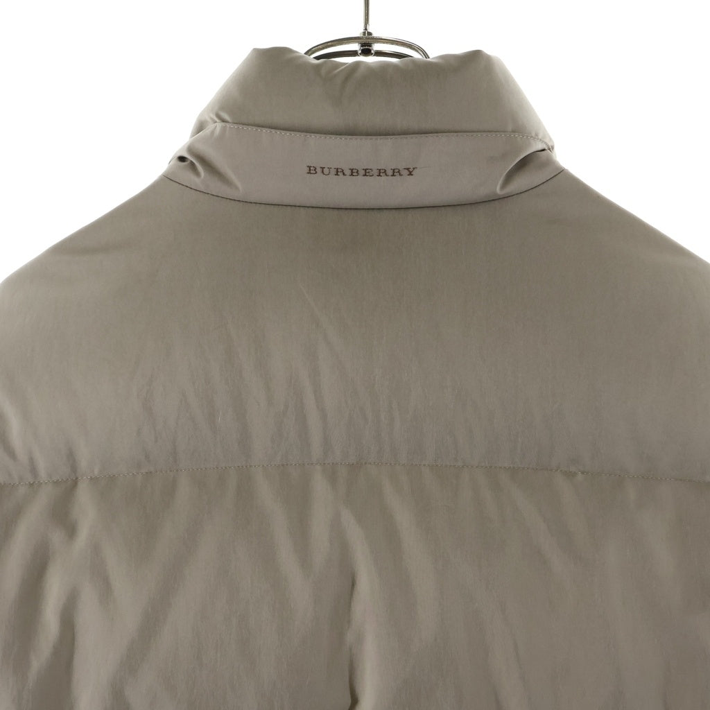 BURBERRY(バーバリー) Down Jacket ダウンジャケット コート ジップアップ 比翼 ポリエステル ナイロン グレー BBN12-710-47