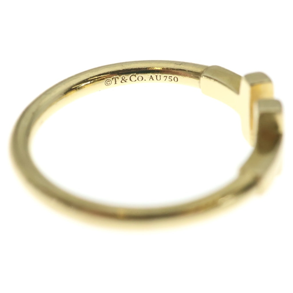 TIFFANY & Co.(ティファニー) Tワイヤー リング イエローゴールド 750YG #14