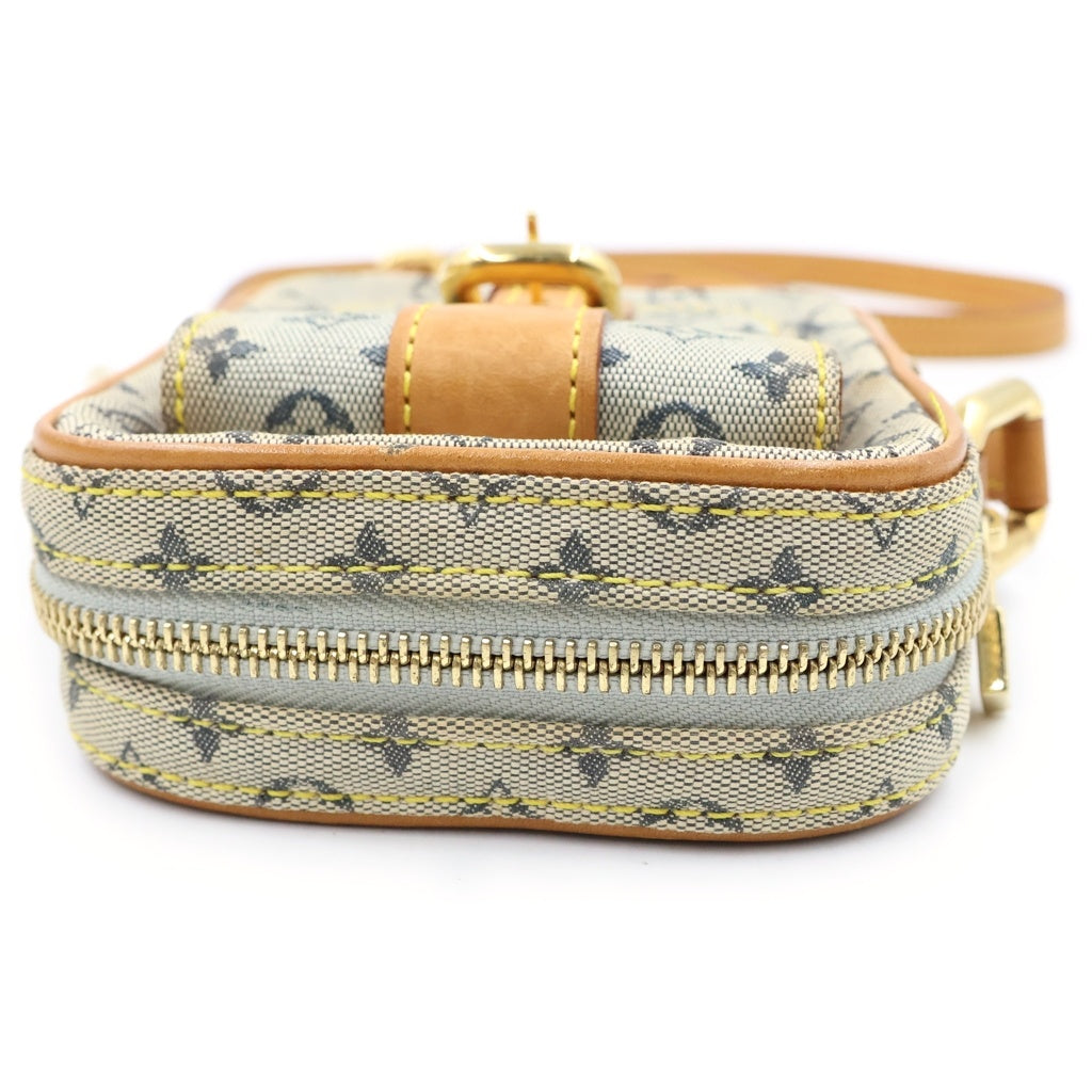 LOUIS VUITTON(ルイヴィトン) モノグラム ミニ ジュリエットPM ショルダーバッグ ミニバッグ ベージュ レザー×キャンバス M92005 ゴールド金具 レディース