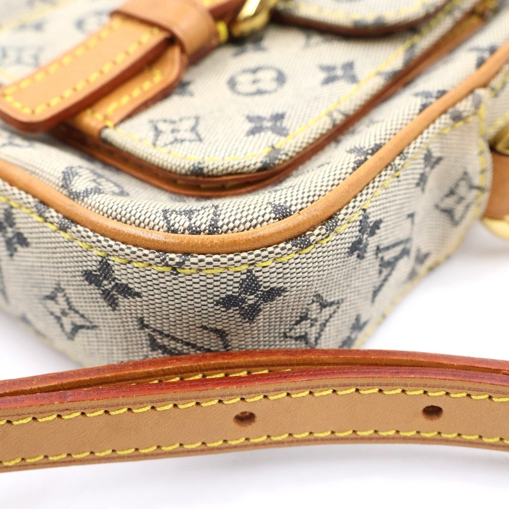 LOUIS VUITTON(ルイヴィトン) モノグラム ミニ ジュリエットPM ショルダーバッグ ミニバッグ ベージュ レザー×キャンバス M92005 ゴールド金具 レディース