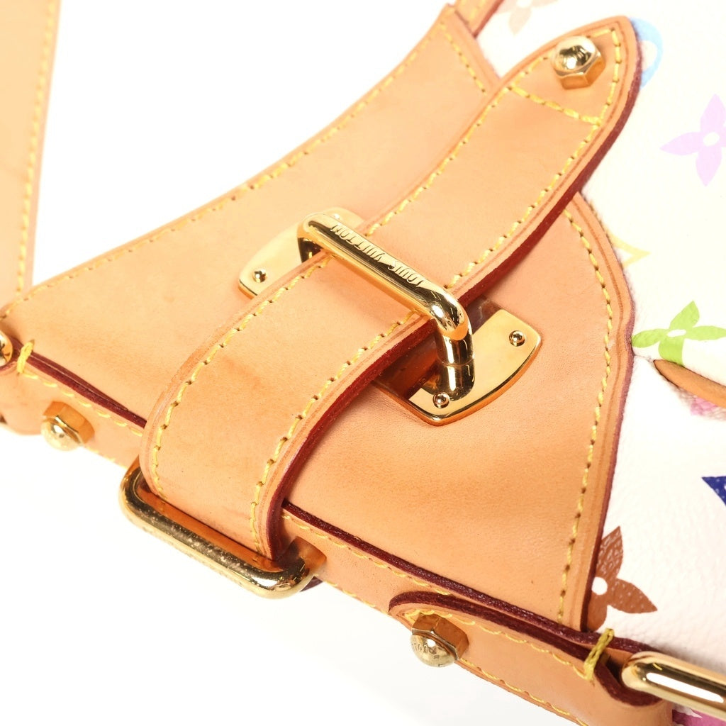 LOUIS VUITTON(ルイヴィトン) グレタ ショルダーバック セミショルダー モノグラム マルチカラー PVC レザー ブロン ホワイト M40195 レディース