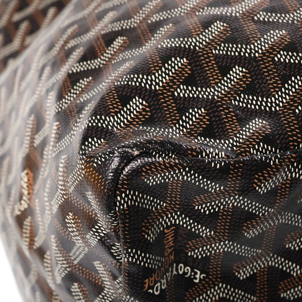 GOYARD(ゴヤール) サンルイGM PVC レザー トートバッグ ハンドバッグ ショルダーバッグ ブラウン レディース