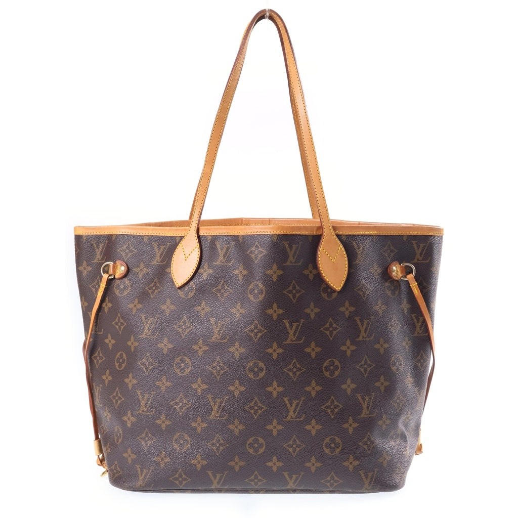 LOUIS VUITTON(ルイヴィトン) モノグラム ネヴァーフルMM 旧型 トートバッグ ハンドバッグ ブラウン レザー×PVC M40156 ゴールド金具 レディース
