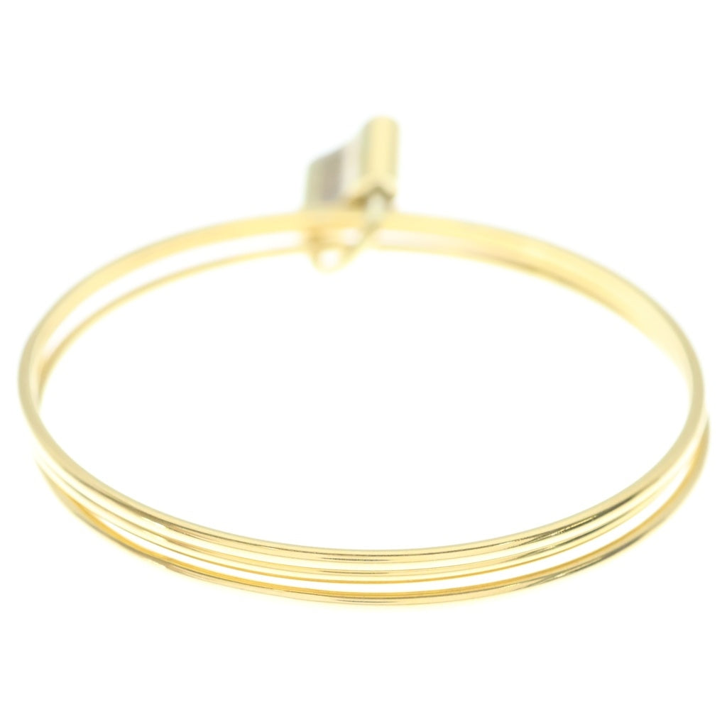 TIFFANY & Co.(ティファニー) ロック 3連バングル ブレスレット ゴールド Sv925 レディース