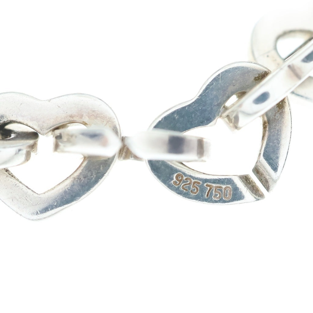 TIFFANY & Co.(ティファニー) ハートリンク ブレスレット チェーン イエローゴールド×シルバー Sv925×Au750