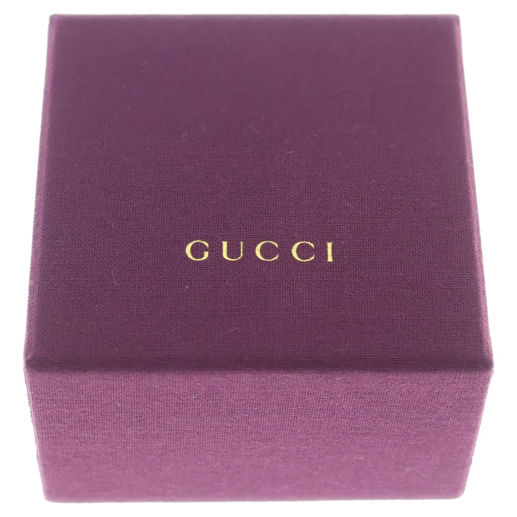 GUCCI(グッチ) フェイクパール ラインストーン ピアス ホワイト×ピンク GP レディース