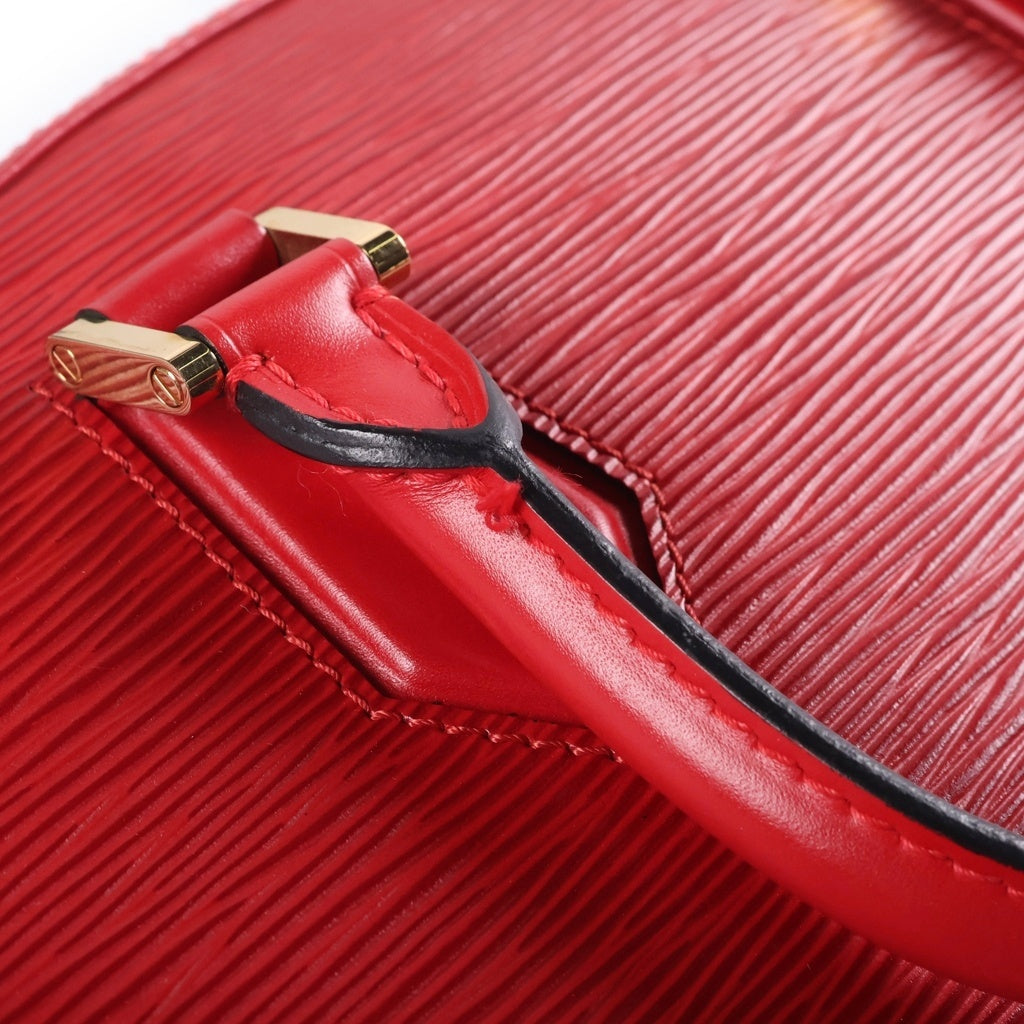 LOUIS VUITTON(ルイヴィトン) エピ ジャスミン レザー ハンドバッグ ゴールド金具 カスティリアンレッド M5278E