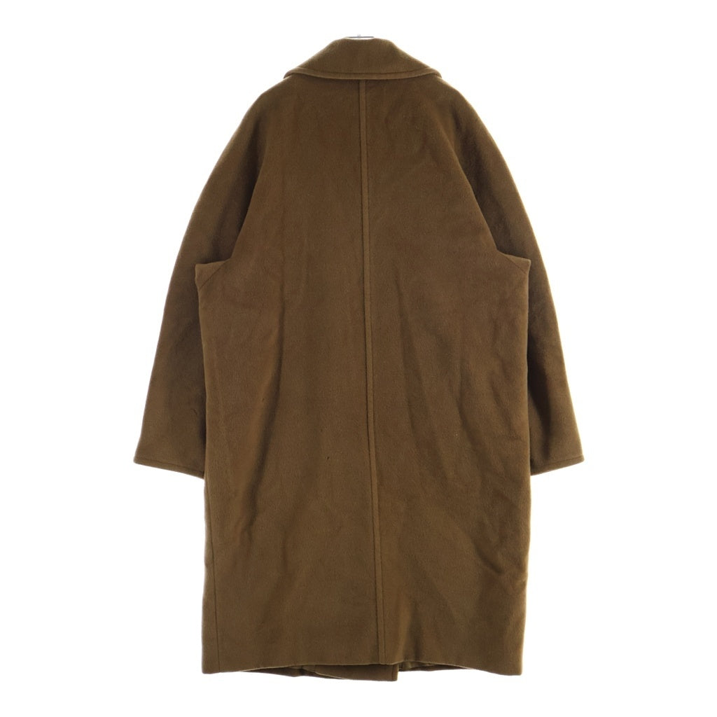 Max Mara(マックスマーラ) WOOL LONG COAT ウール ロングコート 銀タグ ブラウン 32/72/218