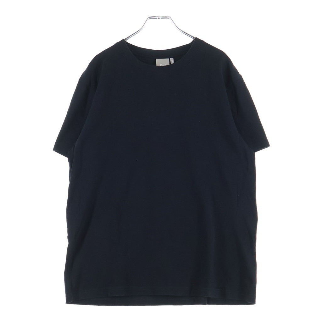 DIOR(ディオール) CD 刺繍 半袖Tシャツ クルーネックカットソー ブラック 693J624A3118
