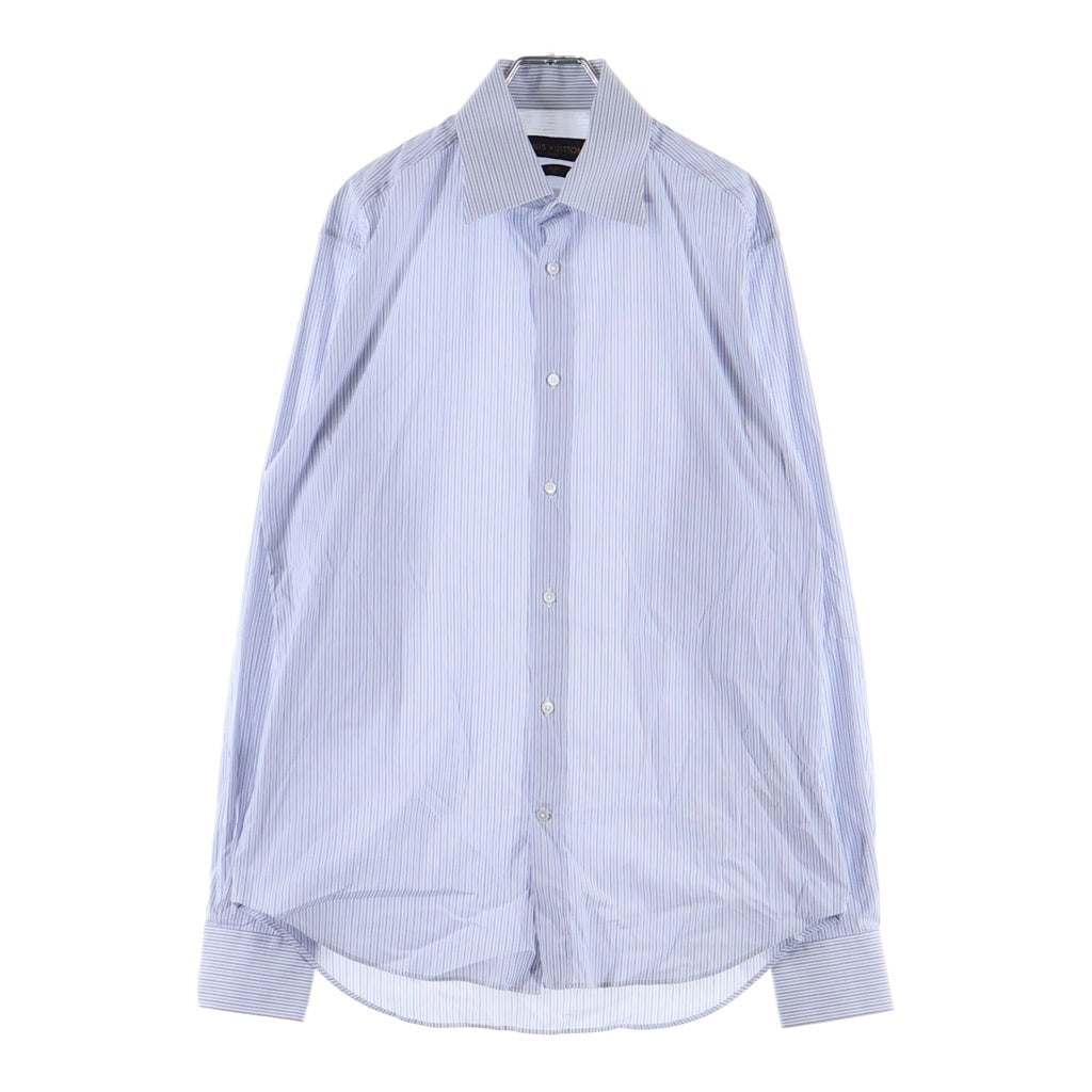 LOUIS VUITTON(ルイヴィトン) ストライプ ロングスリーブ 長袖シャツ ブルー RM181F FET HES8PW