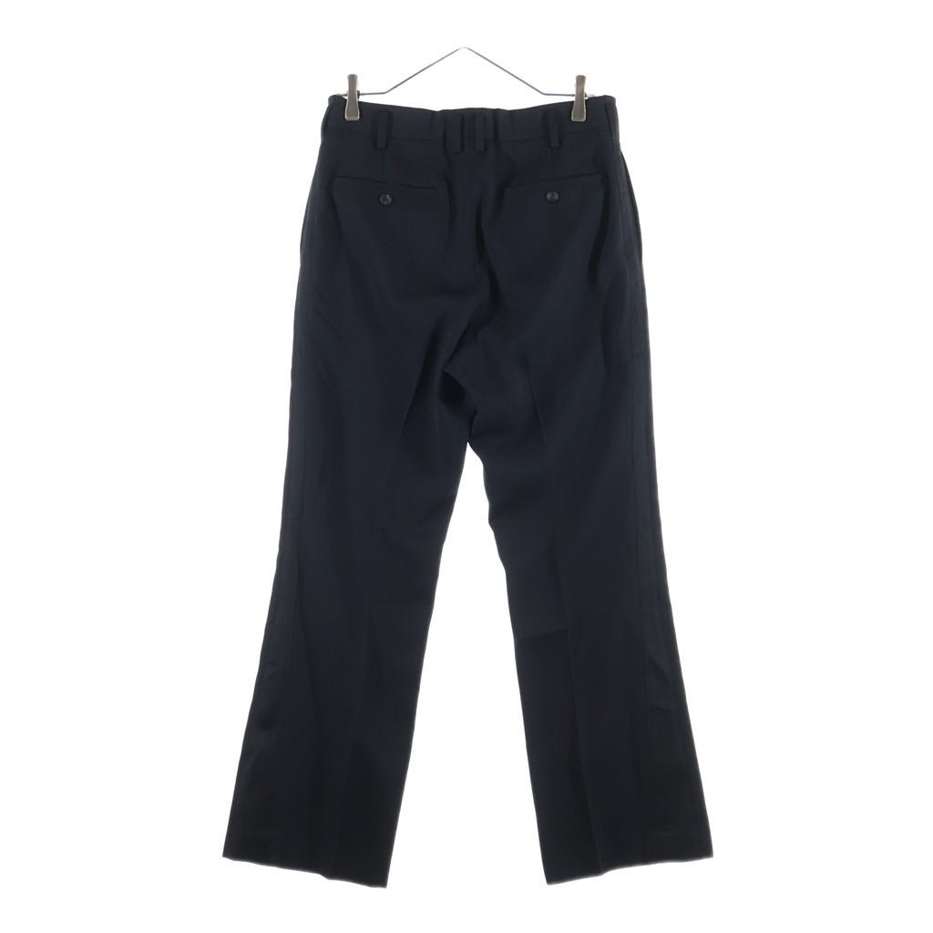 SOSHIOTSUKI(ソウシオオツキ) 21AW サイドライン フレアスラックスパンツ ブラック S21FW09PT-W