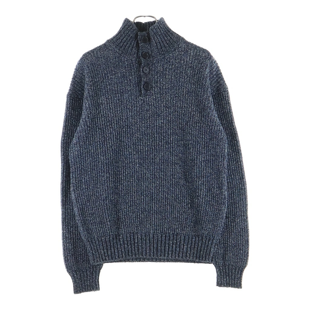 LOEWE(ロエベ) EYE NATURE ショールカラー ハーフボタンニット グレー