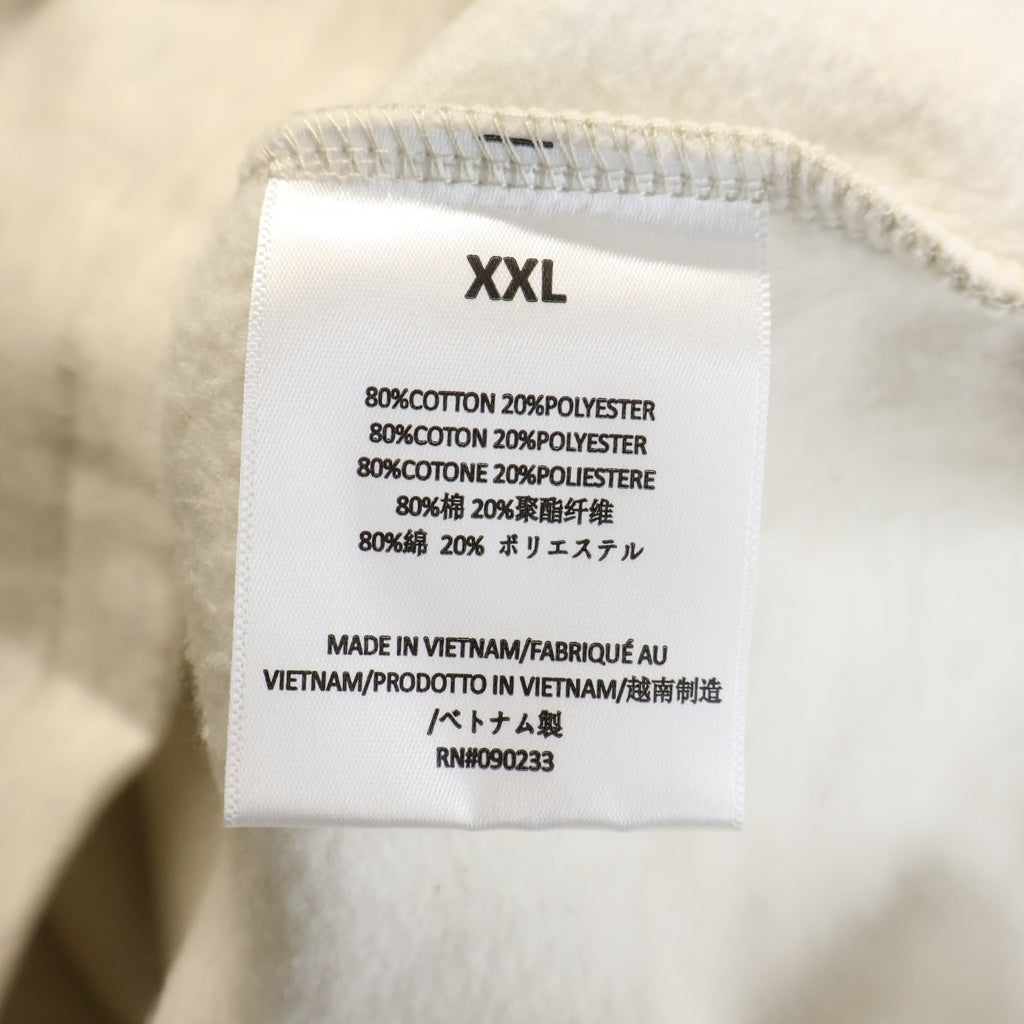 FEAR OF GOD ESSENTIALS(フィアオブゴッド エッセンシャルズ) フェルトロゴ ロングスリーブ 長袖ポロシャツ グレー