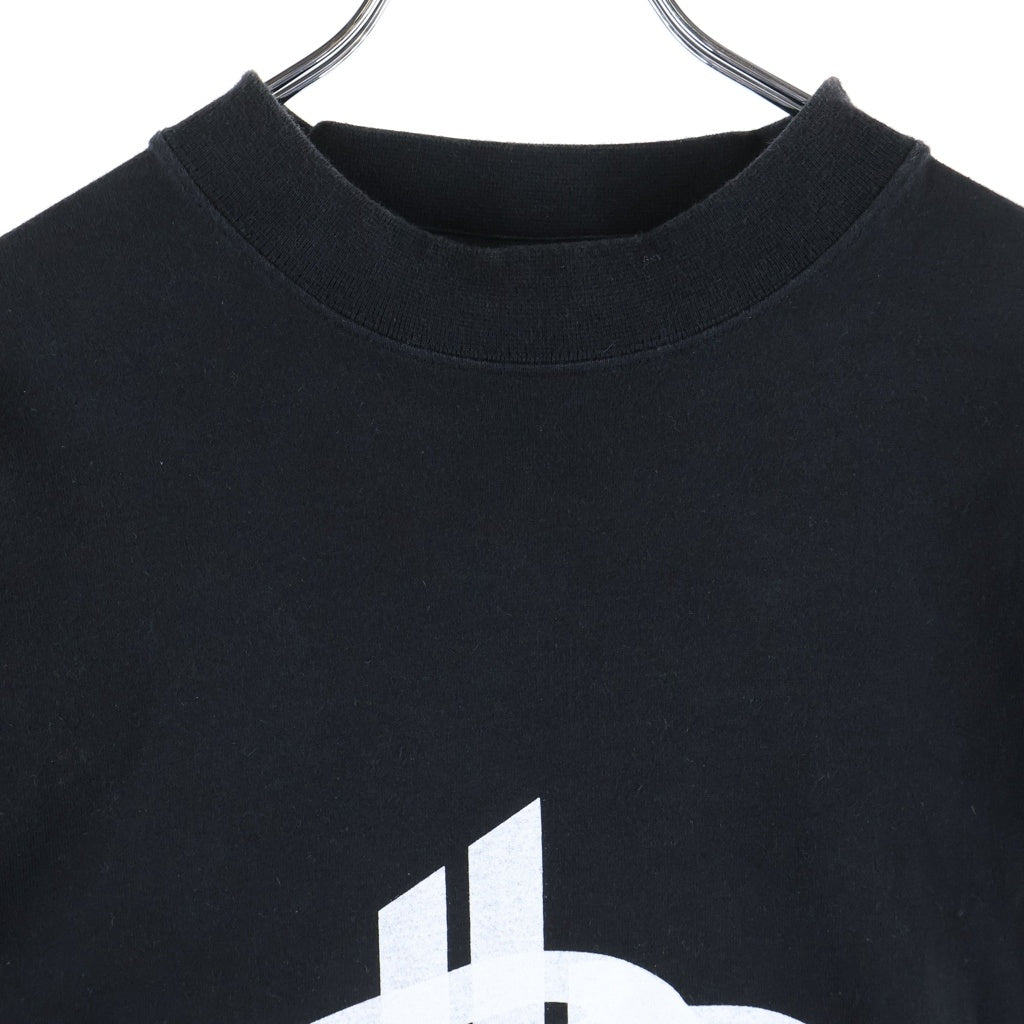 BALENCIAGA(バレンシアガ) 23AW LAYERED SPORTS LOGO TEE 739028 TPVF2 レイヤードスポーツロゴ クルーネック半袖Tシャツ カットソー ブラック