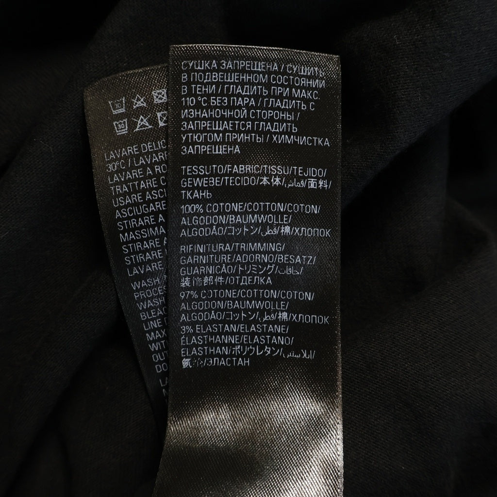 BALENCIAGA(バレンシアガ) 23AW LAYERED SPORTS LOGO TEE 739028 TPVF2 レイヤードスポーツロゴ クルーネック半袖Tシャツ カットソー ブラック