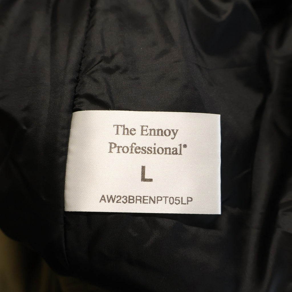 The Ennoy Professional(エンノイプロフェッショナル) 23AW NYLON PADDED PANTS AW23BRENPT05LP ナイロンパデッド パンツ ブラウン