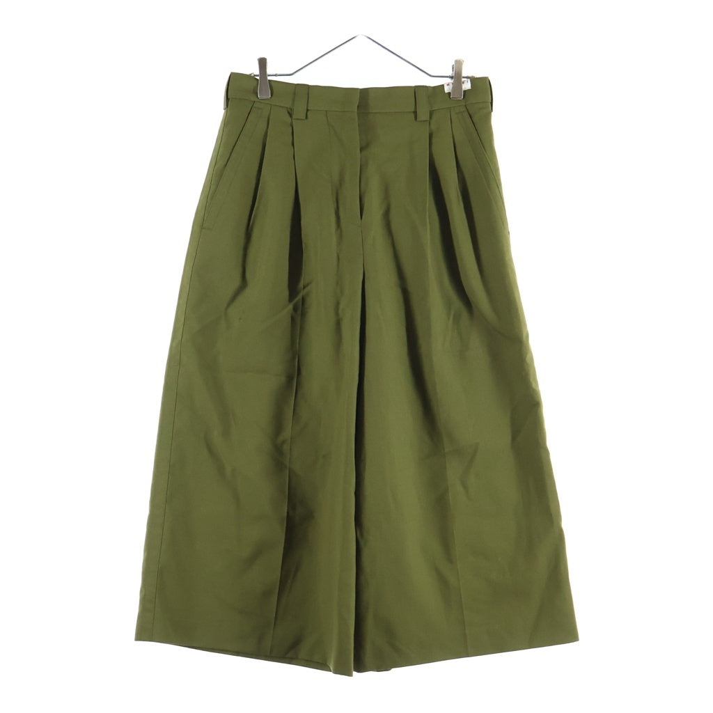 MARNI(マルニ) 22SS 2タック ワイドパンツ PAMA0288U1 カーキ