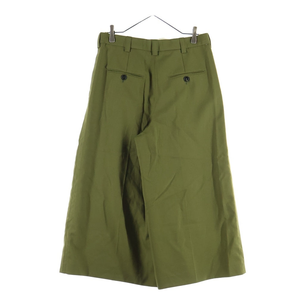 MARNI(マルニ) 22SS 2タック ワイドパンツ PAMA0288U1 カーキ