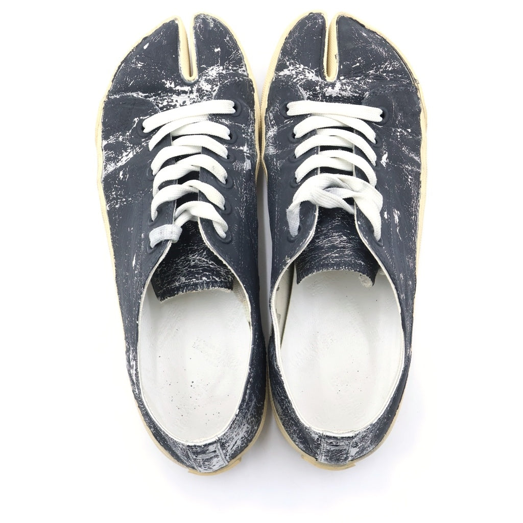 Maison Margiela(メゾンマルジェラ) ペイント加工 TABI 足袋 ローカットスニーカー S58WS0110 ブラック