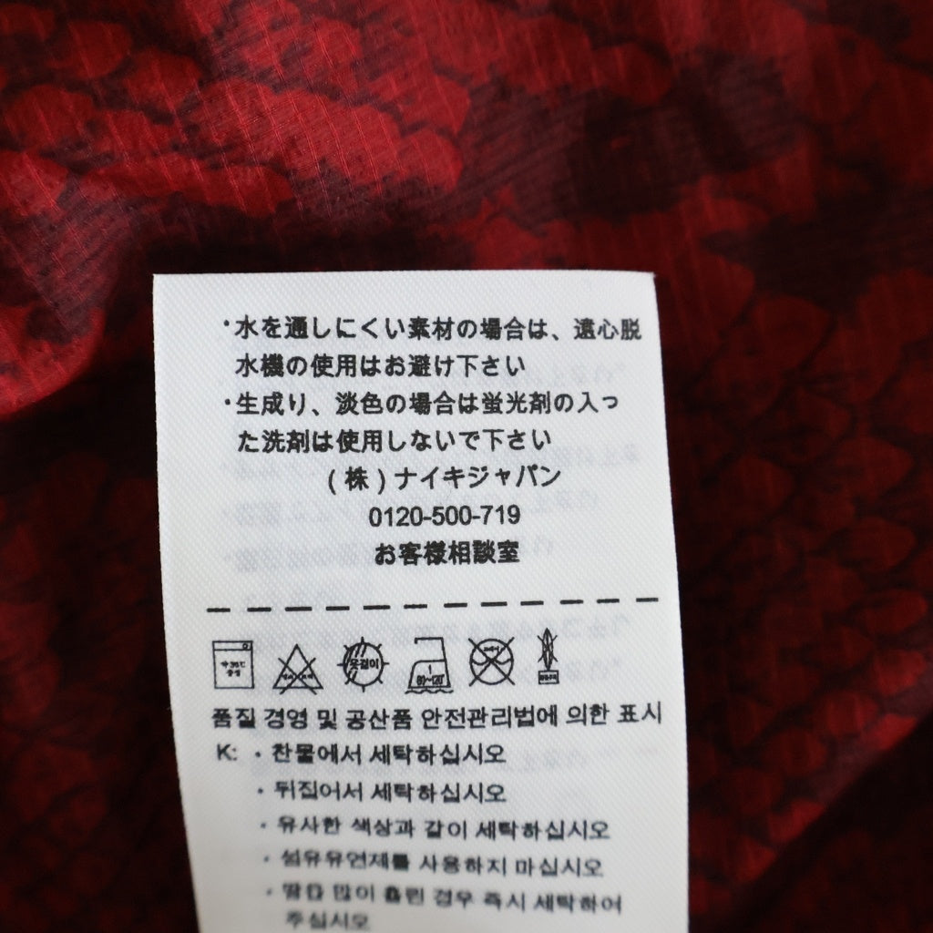 NIKE(ナイキ) ×UNDERCOVER GYAKUSOU ノースリーブランニングジャケット パイソン柄 レッド 632591-670