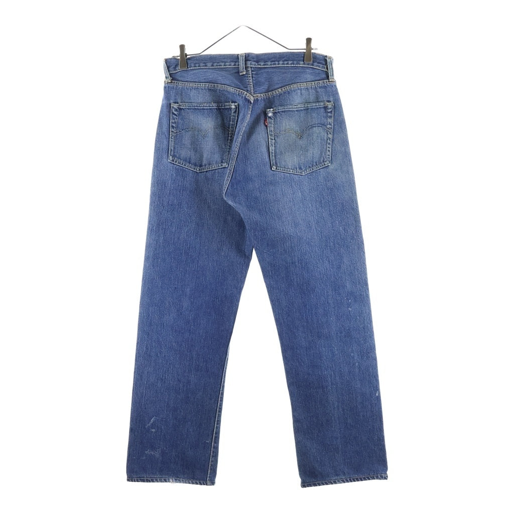 Levi's(リーバイス) 50S 501XX 53model ボタン裏無 オフセット 両面BIGE 足長R ボタンフライデニムパンツ インディゴ