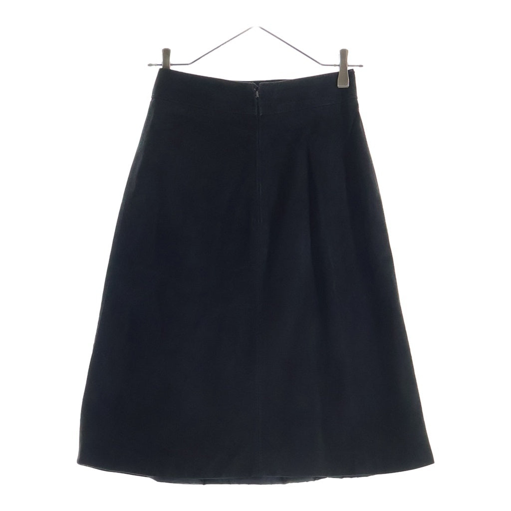 CELINE(セリーヌ) 70S HORSE BIT VELOUR A-LINE SKIRT ホースビット ベロア Aラインスカート ブラック レディース