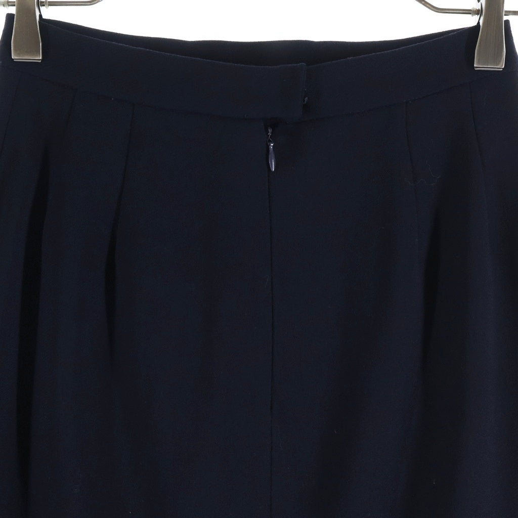 CHANEL BOUTIQUE(シャネルブティック) COCO MARK GOLD BUTTON SKIRT ココマーク 金ボタン スカート ネイビー レディース