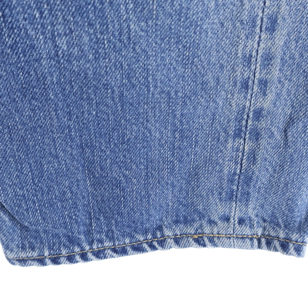 HYSTERIC GLAMOUR(ヒステリックグラマー) LEATHER PATCH DENIM PANTS 革パッチ スタッズ ボタンフライ デニムパンツ ジーンズ インディゴ