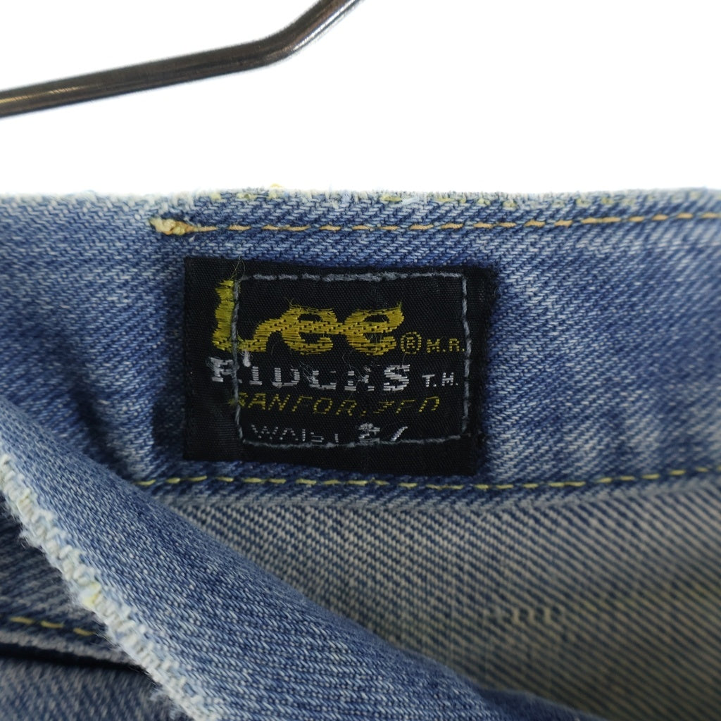 LEE(リー) 60-70s VINTAGE RIDERS 101Z 黒タグ TALONZIP デニムパンツ ブルー
