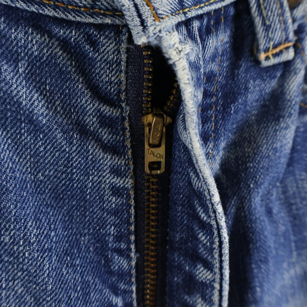 Levi's(リーバイス) 70s VINTAGE 505 ボタン裏8 並行ステッチ 42TALON デニムパンツ ブルー