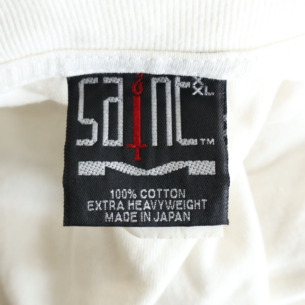 SAINT MICHAEL(セントマイケル) 22SS SS TEE SMOOCH 半袖Tシャツ ホワイト SM-S22-0000-002