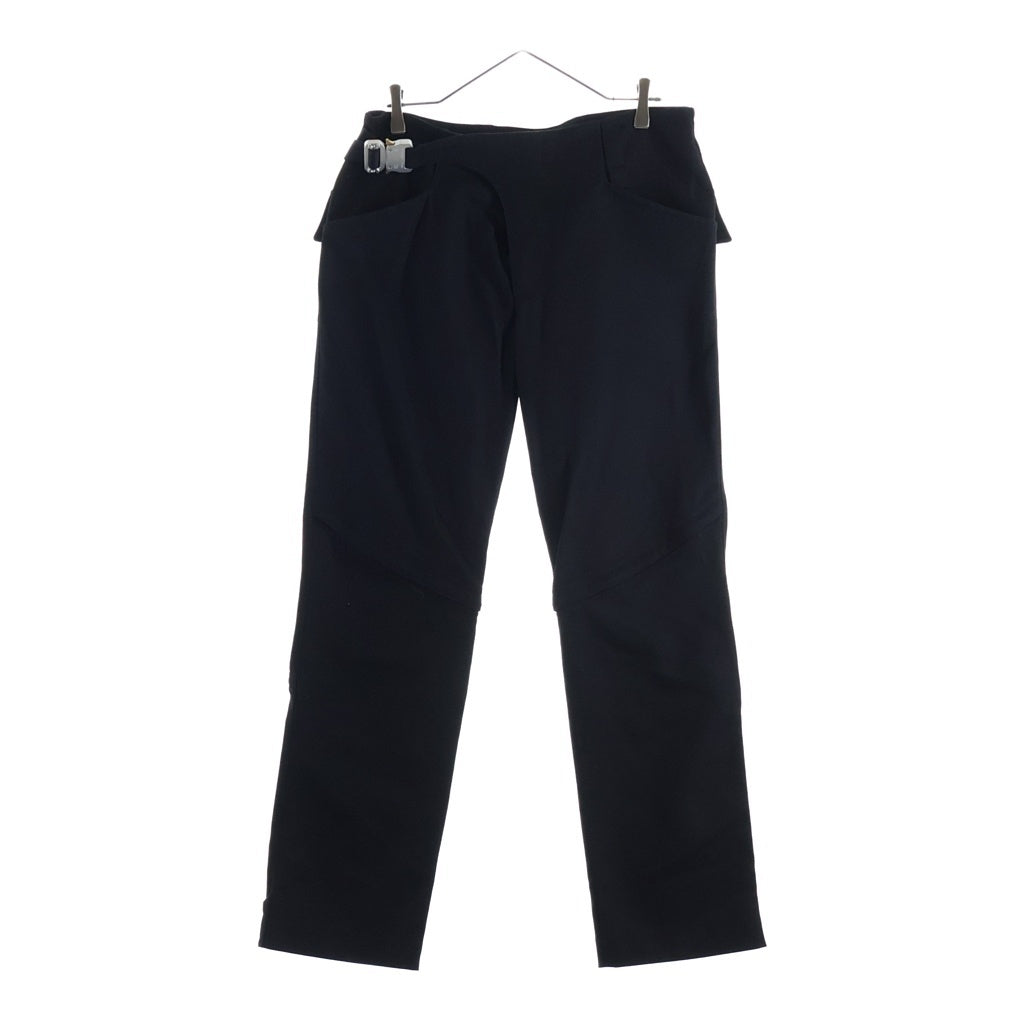ALYX(アリクス) BELTED BUCKLE TROUSER バックルベルト ジップパンツ ブラック