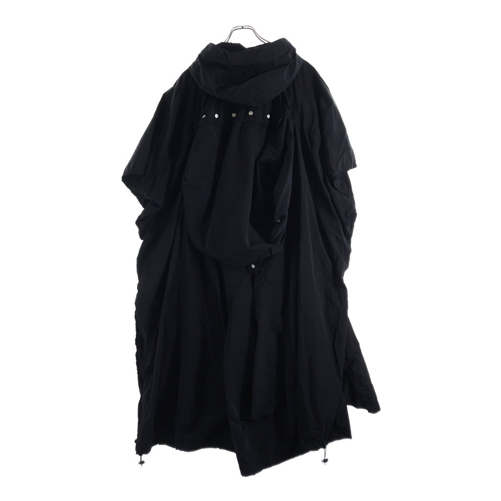 ALYX(アリクス) GRANDALL OVERSIZED PONCHO AAMOU0027A001 オーバーサイズフーデッドポンチョ ブラック