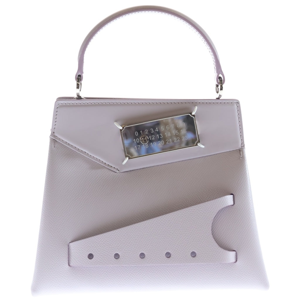 Maison Margiela(メゾンマルジェラ) SNATCHED HANDBAG SMALL S56WG0168 スナッチド ハンドバッグ スモール パープル レディース