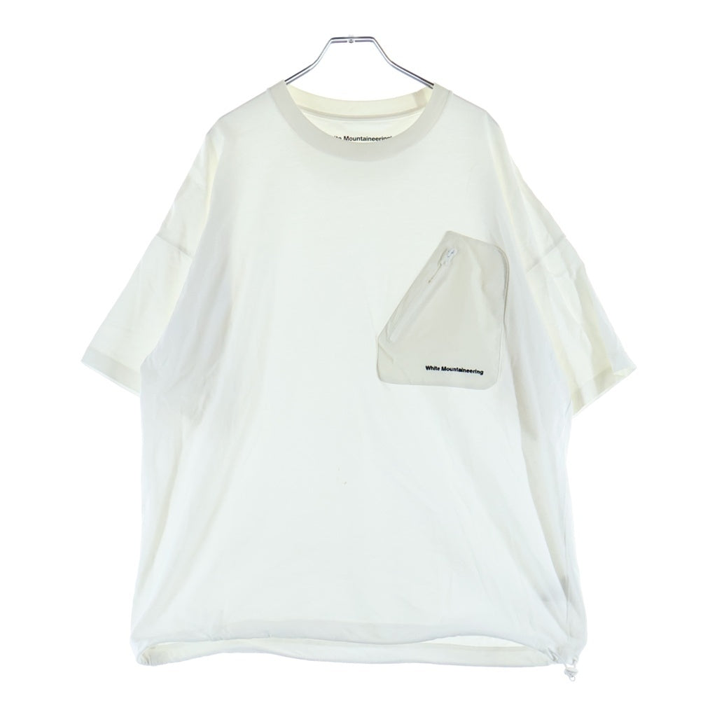 White Mountaineering(ホワイトマウンテニアリング) WIDE POCKET T-SHIRT WM2571509 ワイドポケットTシャツ 半袖カットソー ホワイト