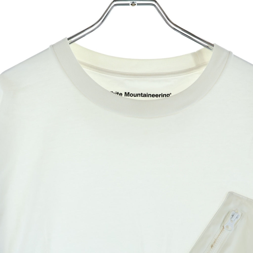 White Mountaineering(ホワイトマウンテニアリング) WIDE POCKET T-SHIRT WM2571509 ワイドポケットTシャツ 半袖カットソー ホワイト