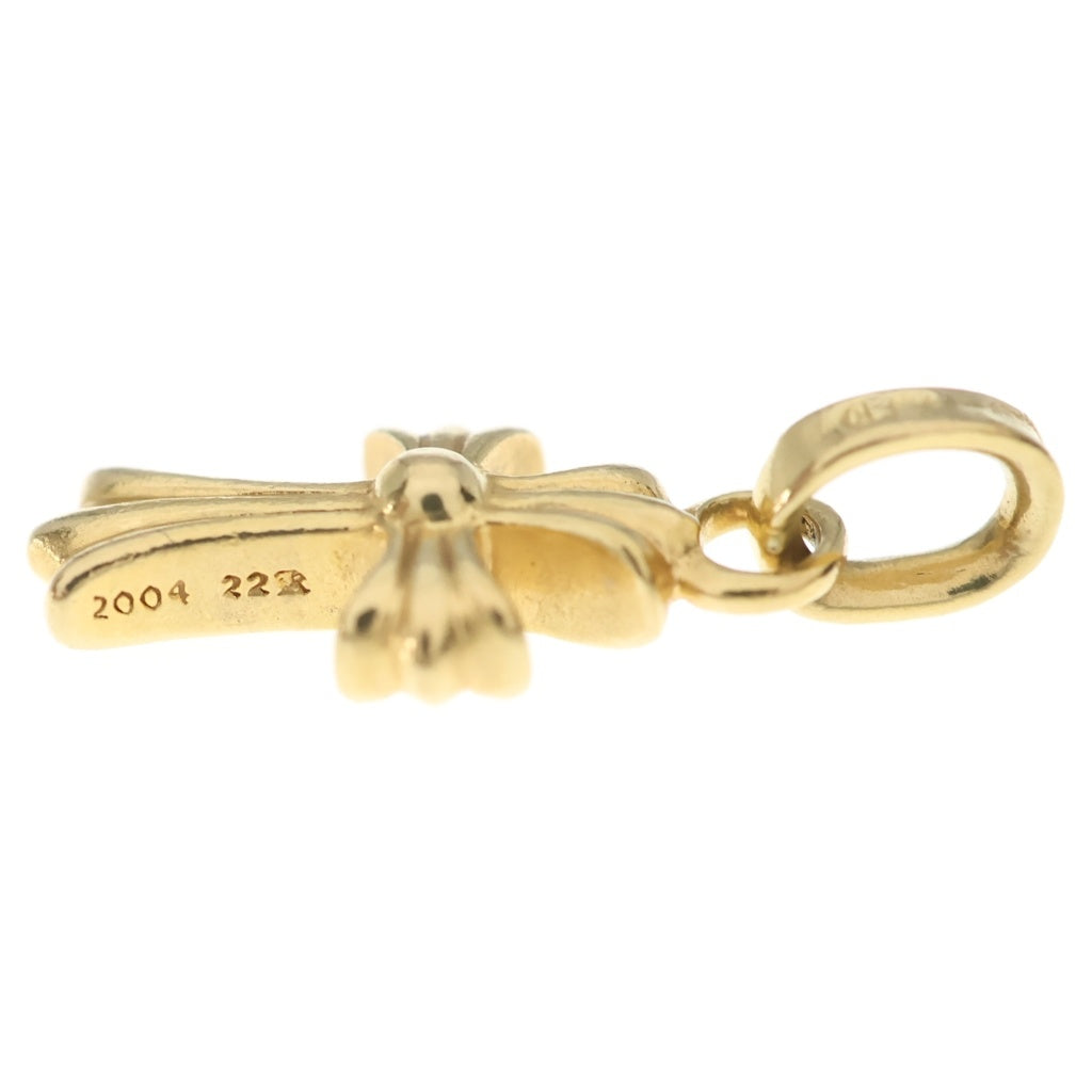 CHROME HEARTS(クロムハーツ) 22K CRS BBYFAT P/DIA ベイビーファットクロス PAVEダイヤ ペンダントトップ ゴールド BCA035