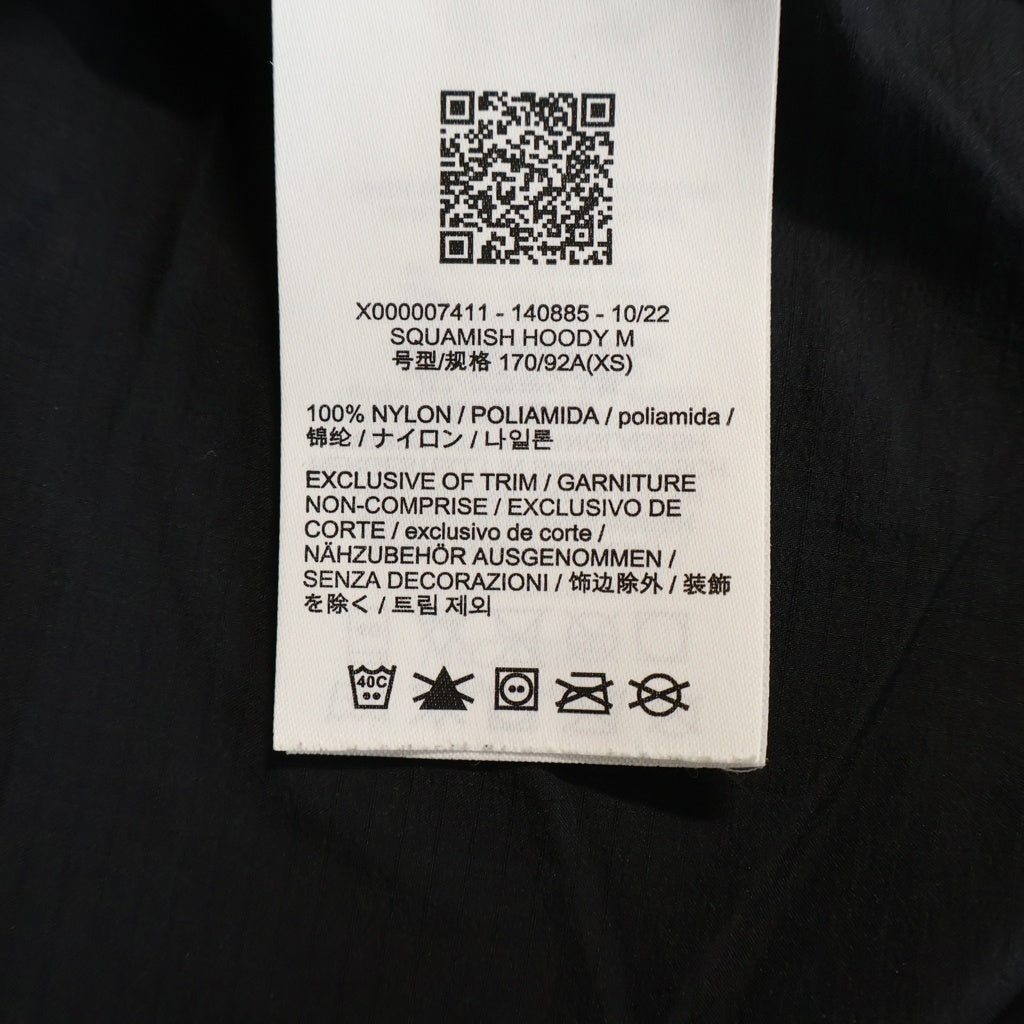 ARC'TERYX(アークテリクス) SQUAMISH HOODY スコーミッシュフーディ ジャケット ナイロンジャケット ブラック X000007411