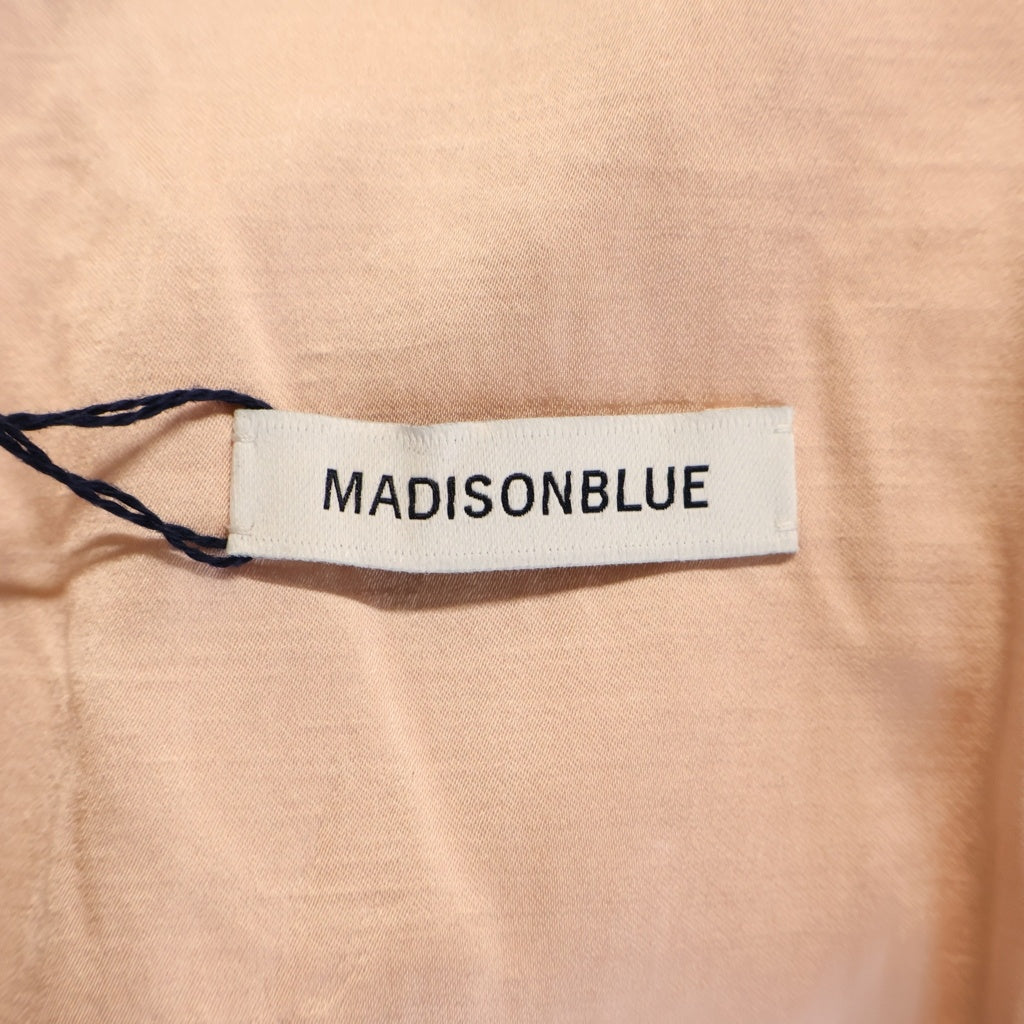 MADISONBLUE(マディソンブルー) BOTTONLESS LONG JK R/L MNS レーヨン ボタンレス ジャケット ピンク MB241-1017M