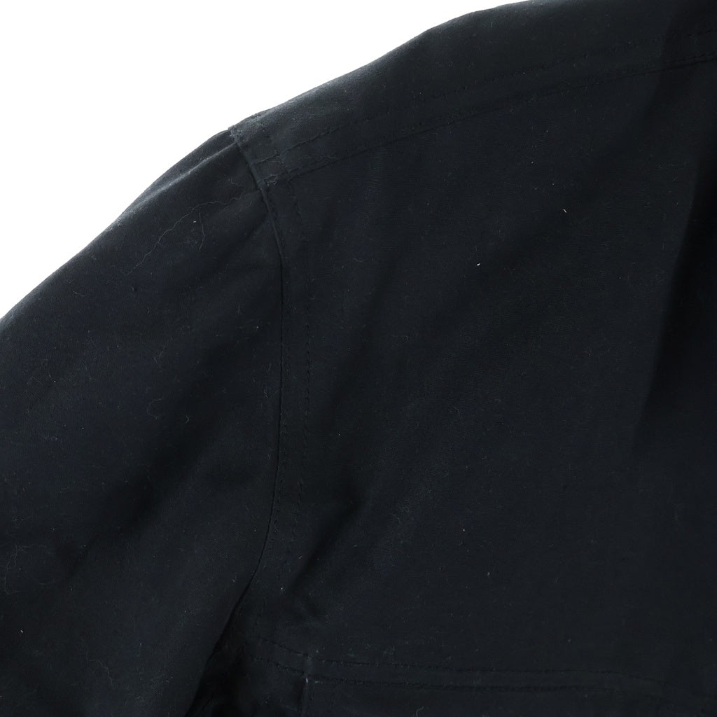 CHROME HEARTS(クロムハーツ) WHIPLASH CROSS BALL BUTTON OIL JACKET クロスボールボタン オイル加工ジャケット ブラック