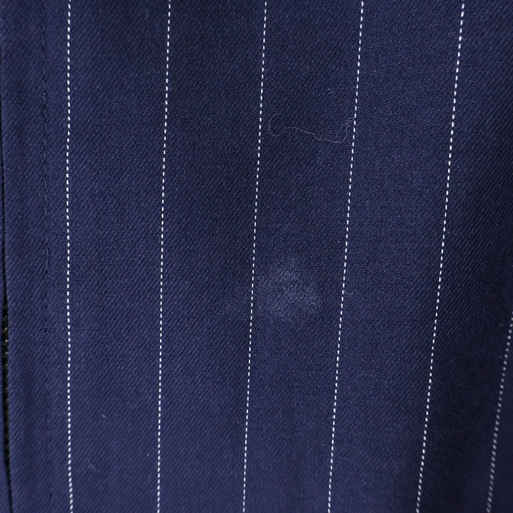 STUSSY(ステューシー) 2020 ×CDG Pin Striped Bing Jacket ピンストライプ ビングジャケット コーチジャケット セットアップ ネイビー 315270